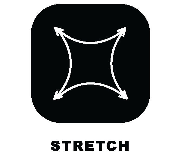 stretch fabric icon